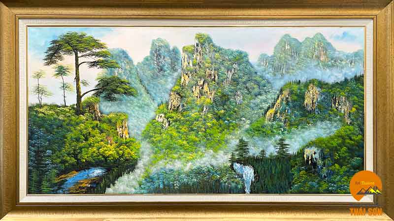 Tranh Phong Cảnh Rừng Cây Việt Nam